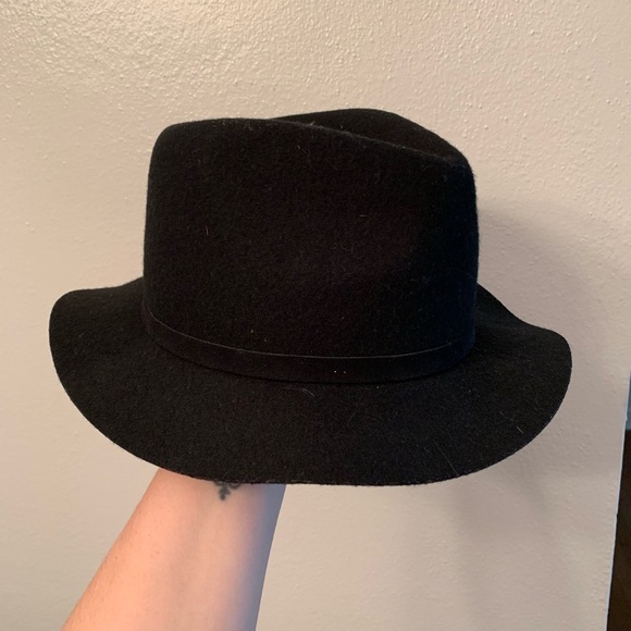 Black Wool Fedora from Forever 21, S/M - Picture 4 of 7